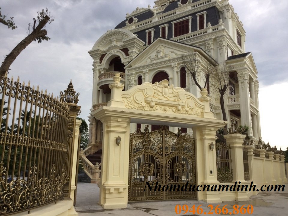 Mẫu cổng nhôm đúc tham khảo GAT 929