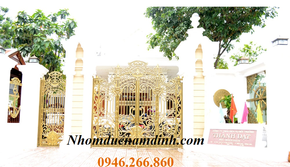 cổng nhôm đúc 03