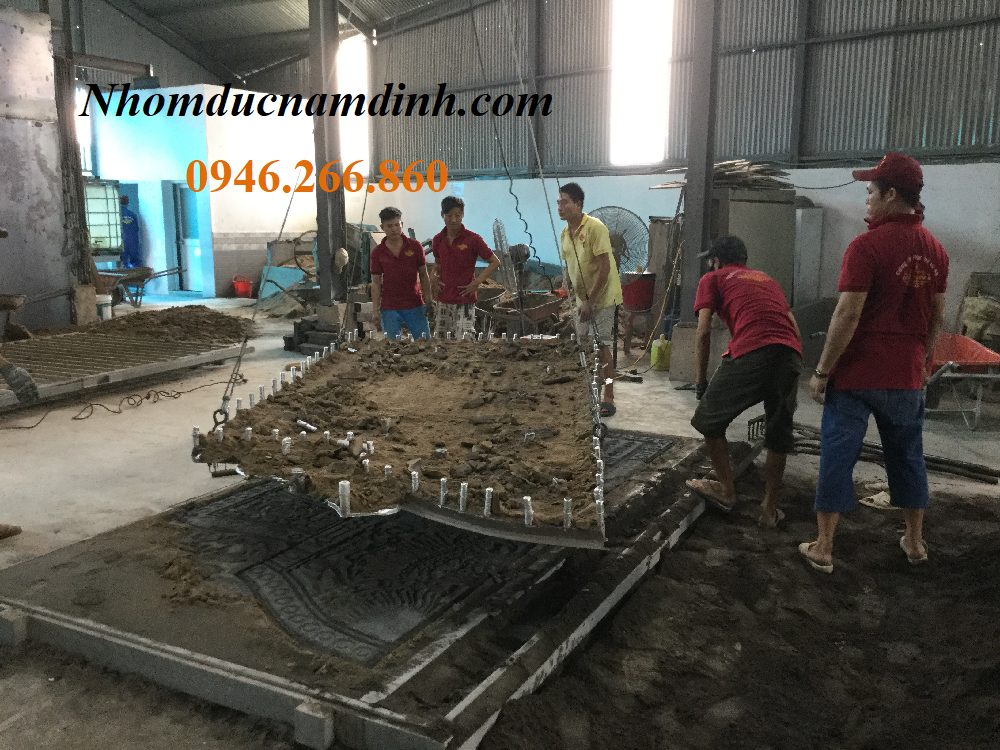 Xưởng sản xuất cổng nhôm đúc Xưởng sản xuất cổng nhôm đúc