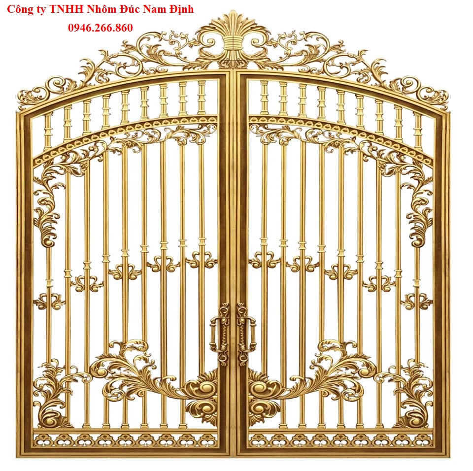 Cổng biệt thự nhôm đúc Nam Định tại Bình Thuận