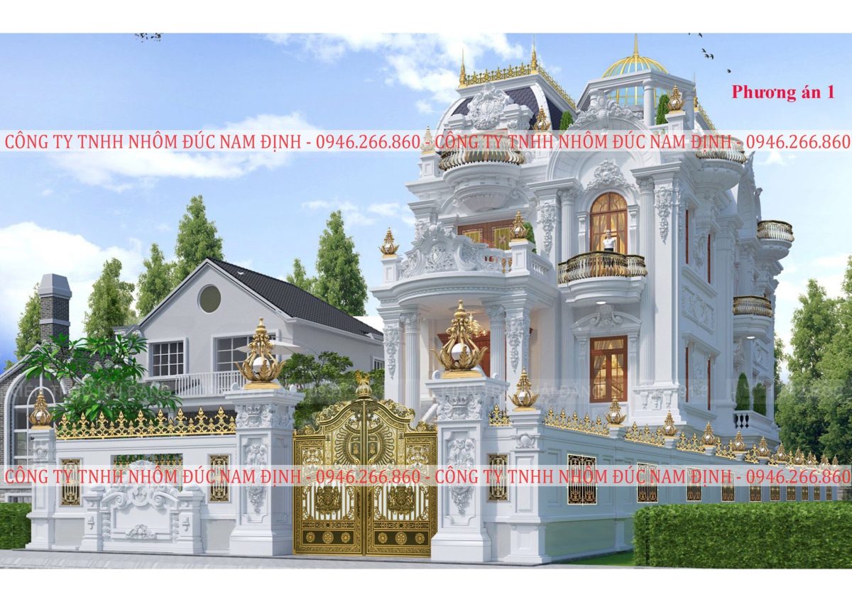 Mẫu cổng biệt thự tại Thái Bình đẹp nhất năm 2026