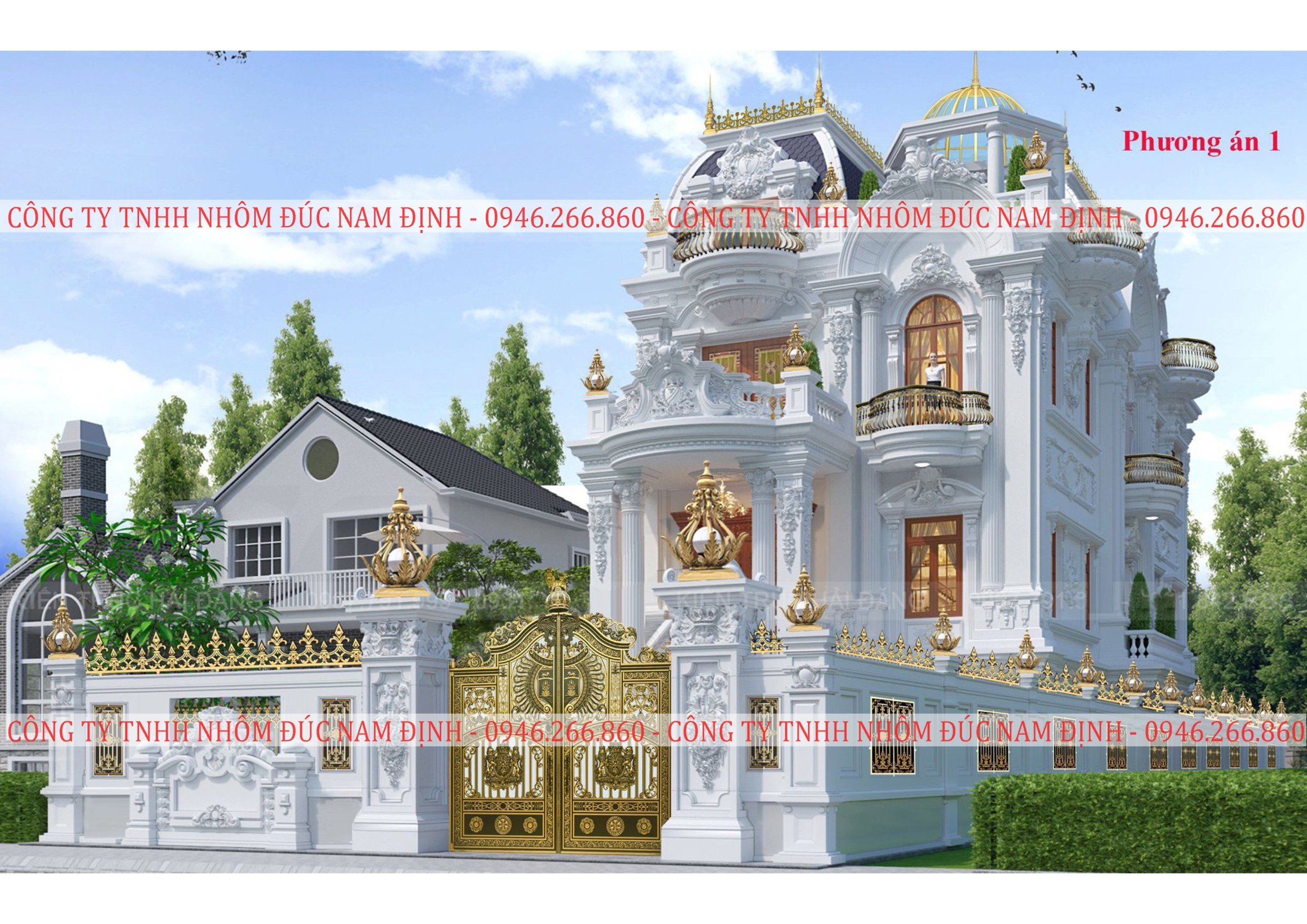 Mẫu cổng biệt thự tại Tuyên Quang đẹp nhất năm 2026