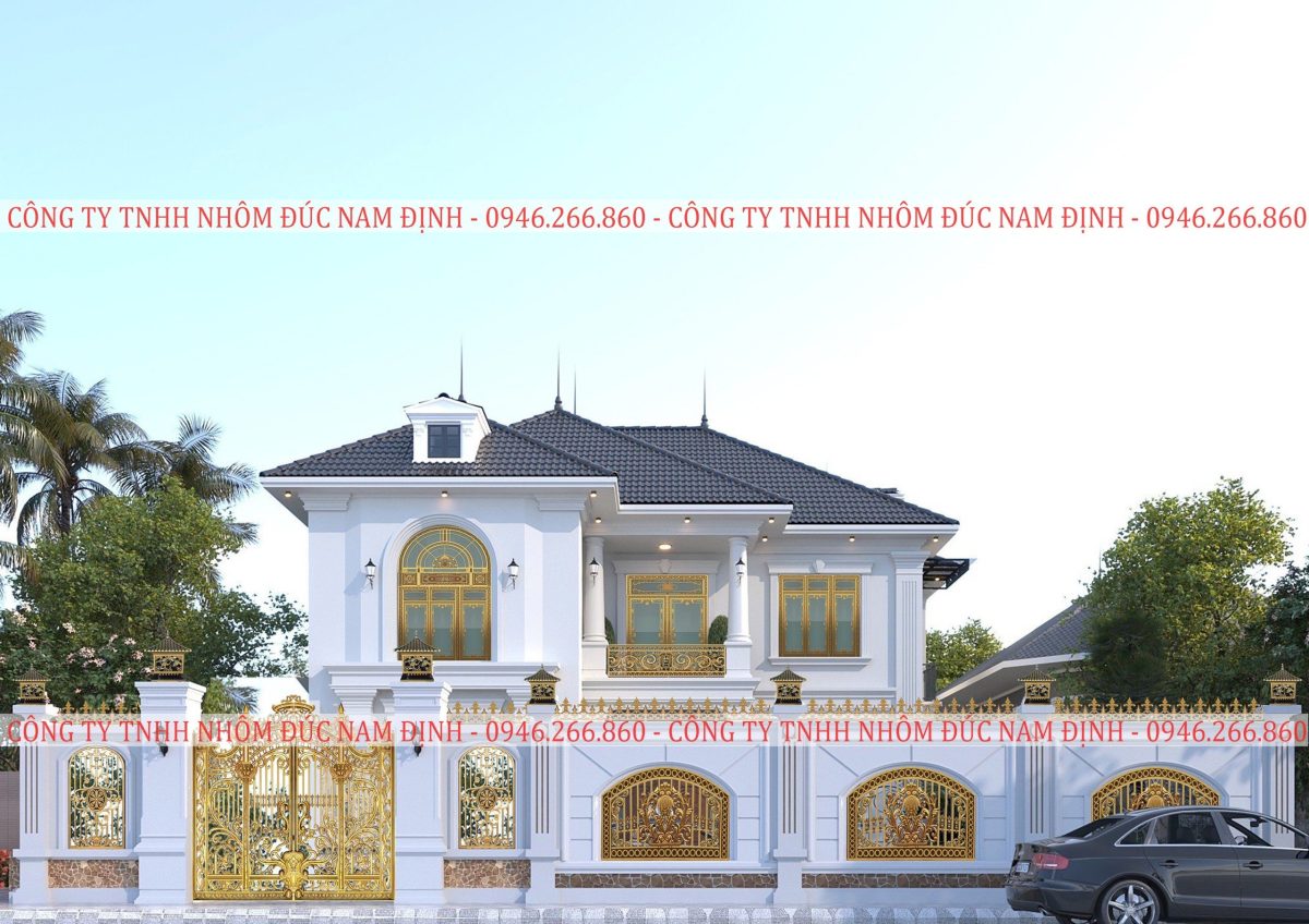Mẫu cổng biệt thự tại Ninh Bình đẹp nhất năm 2026