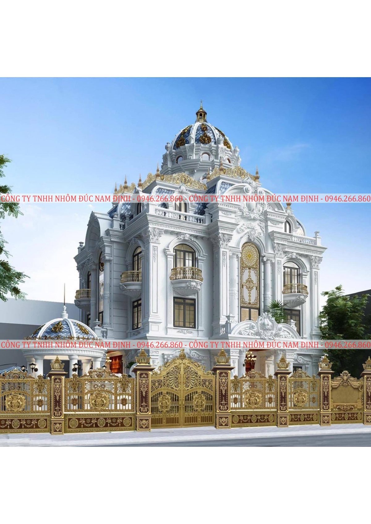 Mẫu cổng biệt thự tại Yên Bái đẹp nhất năm 2026