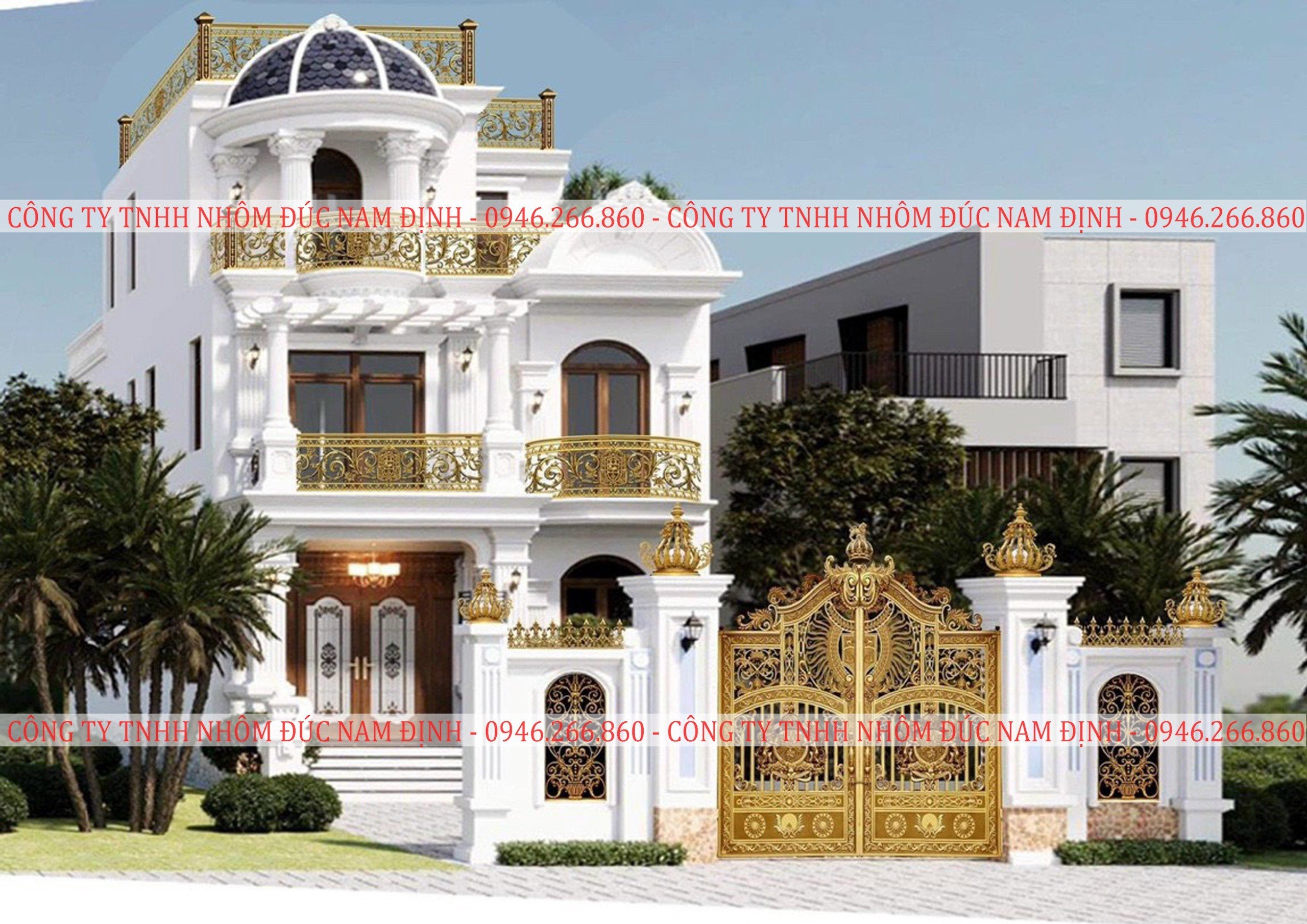 Mẫu cổng biệt thự tại Long An đẹp nhất năm 2026 Mẫu cổng biệt thự tại Long An đẹp nhất năm 2026