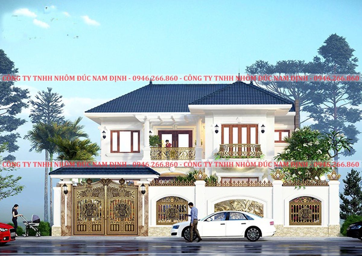 Mẫu cổng biệt thự tại Nam Định đẹp nhất năm 2026