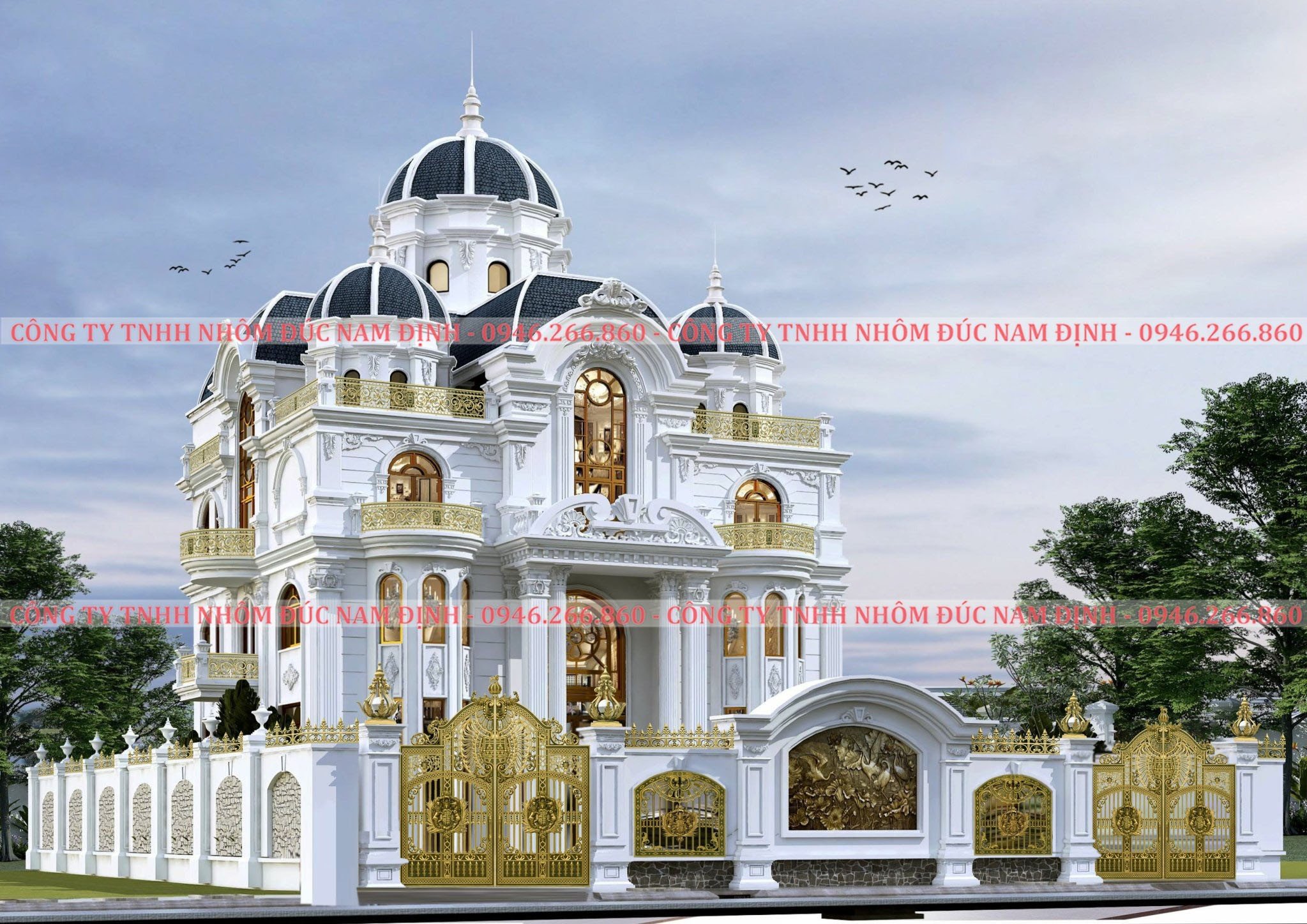 Mẫu cổng biệt thự tại Thanh Hóa đẹp nhất năm 2026
