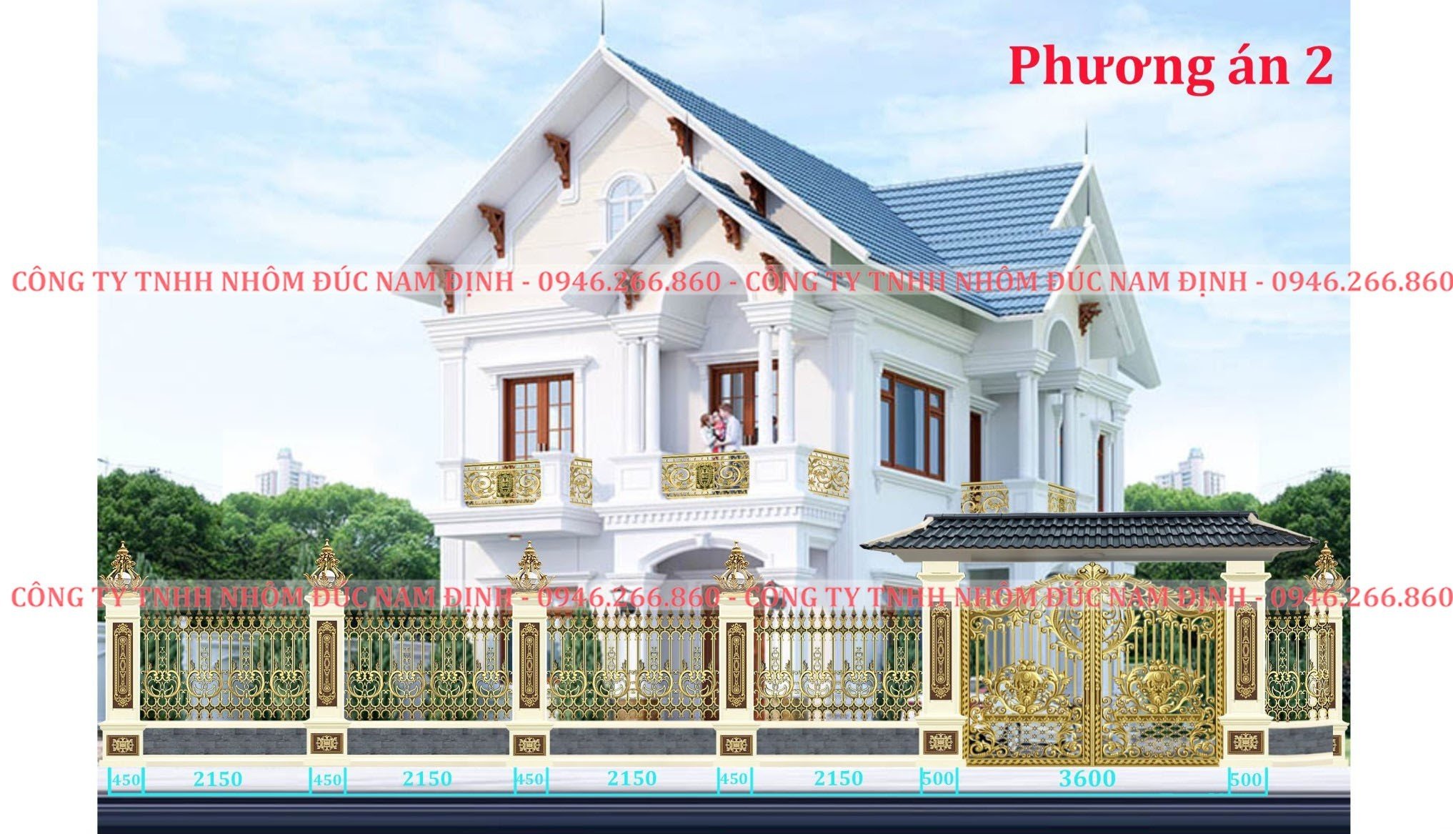 Mẫu cổng biệt thự tại TP. Hồ Chí Minh đẹp nhất năm 2026