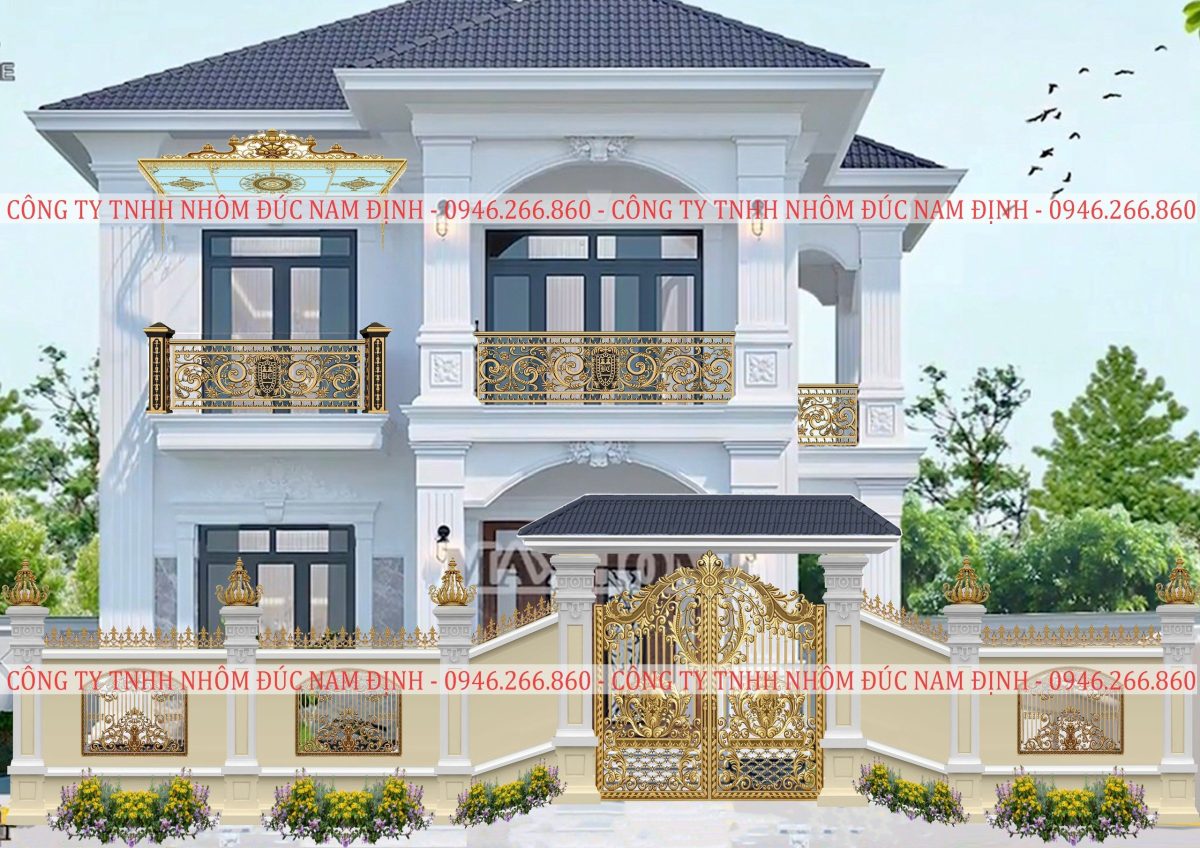 Mẫu cổng biệt thự tại Trà Vinh đẹp nhất năm 2026