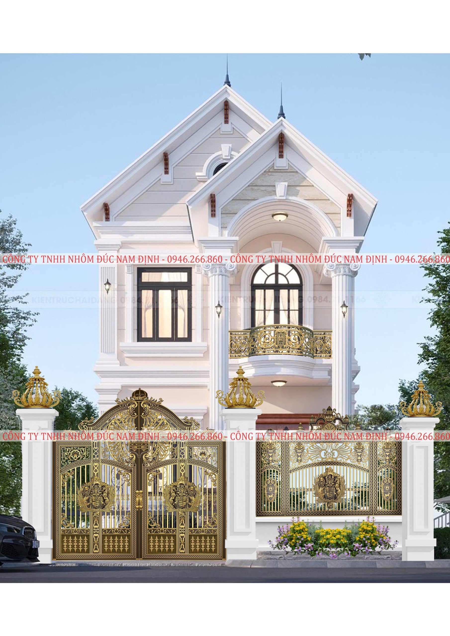 Mẫu cổng biệt thự tại Trà Vinh đẹp nhất năm 2026