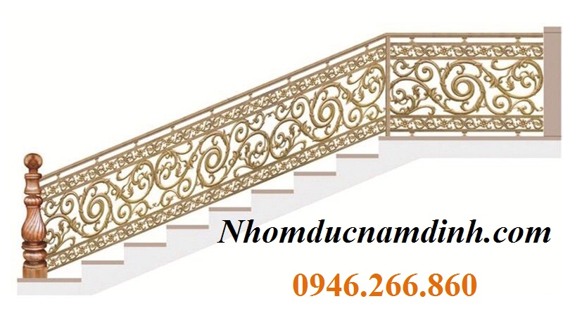 Cầu thang nhôm đúc bền đẹp tại Điện Biên Cầu thang nhôm đúc bền đẹp tại Điện Biên