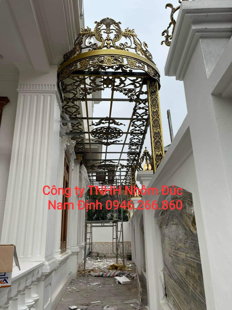 Dàn nắng nhôm đúc sang đẹp tại Đắk Lắk