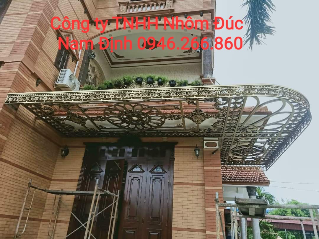 Dàn nắng nhôm đúc sang đẹp tại Nghệ An