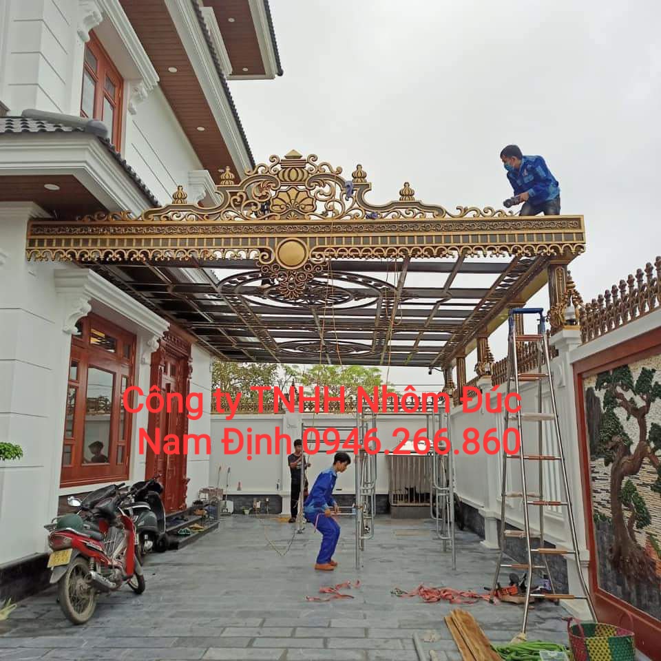 Dàn nắng nhôm đúc sang đẹp tại Gia Lai