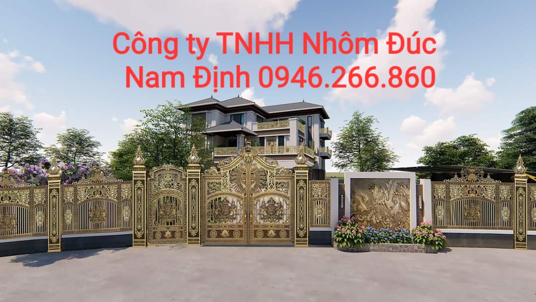 Khám phá sức hấp dẫn của mẫu cổng nhôm đúc cho biệt thự