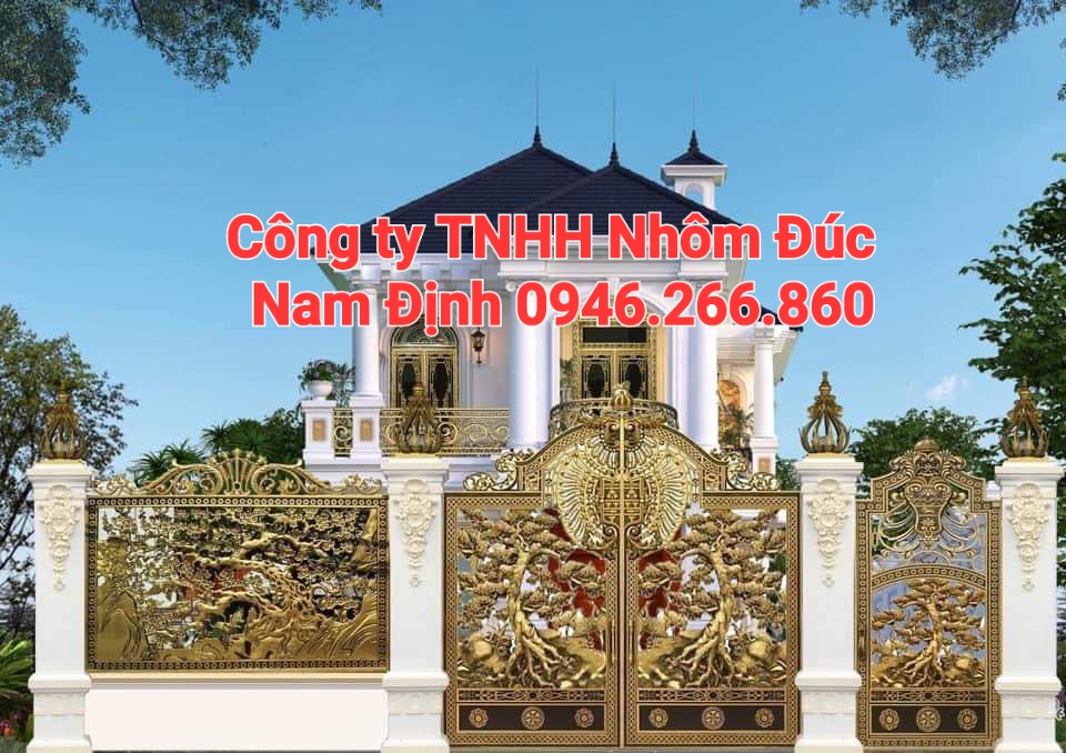 Đẹp Mê Hồn Với Cổng Nhôm Đúc Nghệ Thuật Tại Bắc Ninh