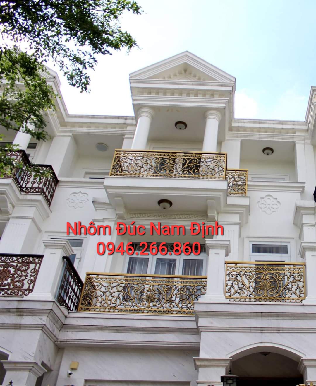 Báo giá lan can nhôm đúc đẹp tại Hà Tĩnh