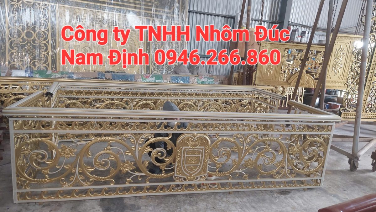 Lan can nhôm đúc: bền bỉ, chịu lực tốt, dễ vệ sinh 