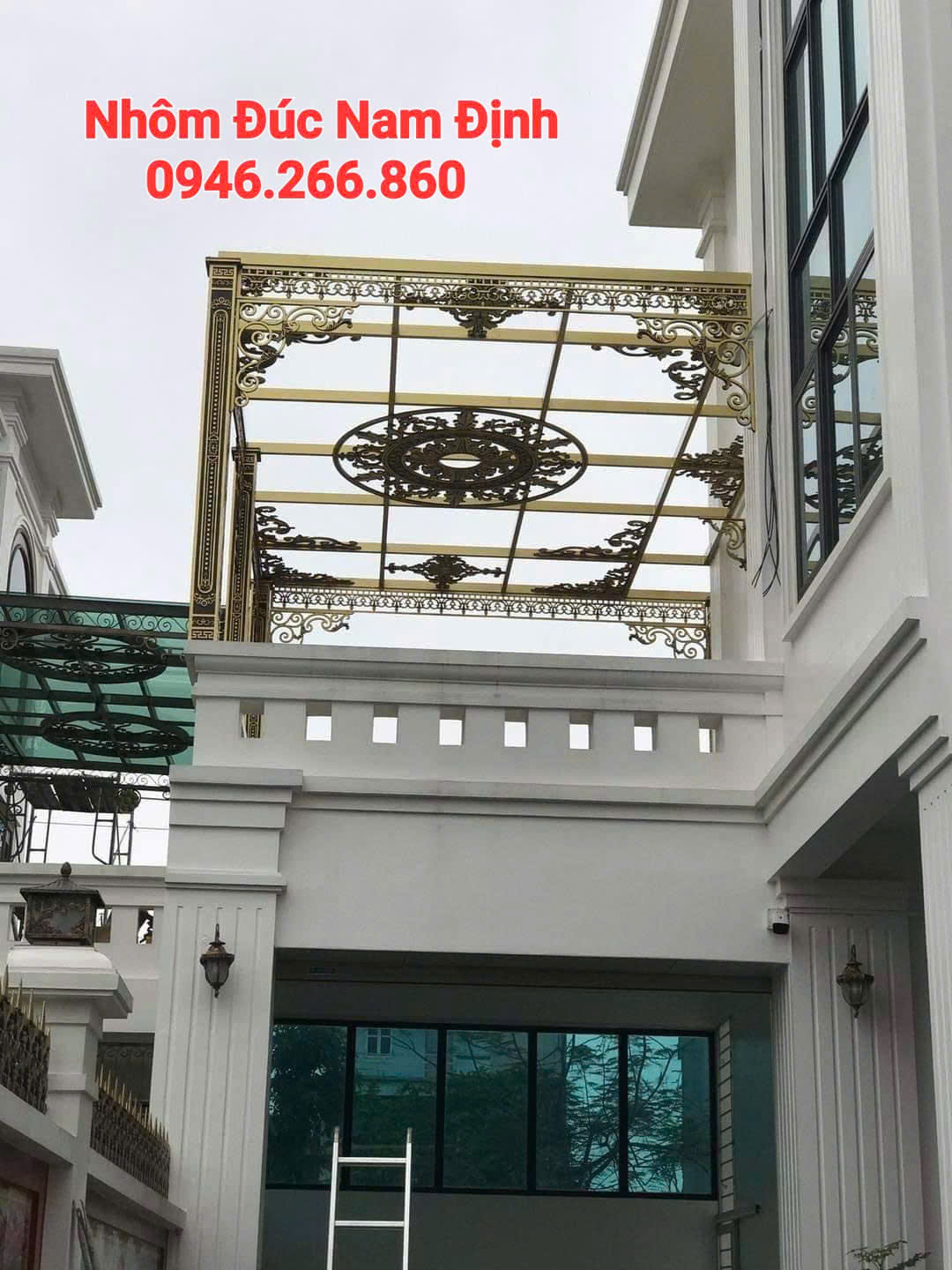 Ấn tượng Dàn nắng nhôm đúc tại Điện Biên