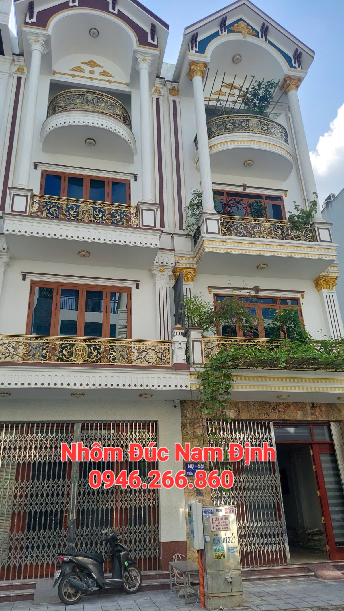 Mẫu lan can, ban công nhôm đúc đẹp tại Vĩnh Long