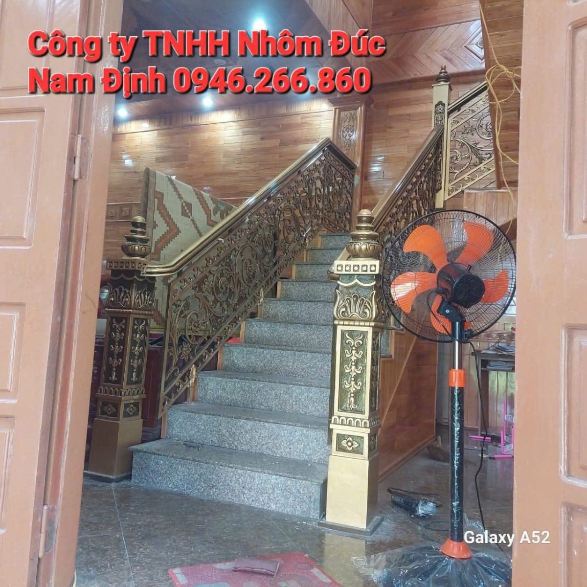 Giá cầu thang, lan can nhôm đúc bền đẹp, sang trọng tại Quảng Trị