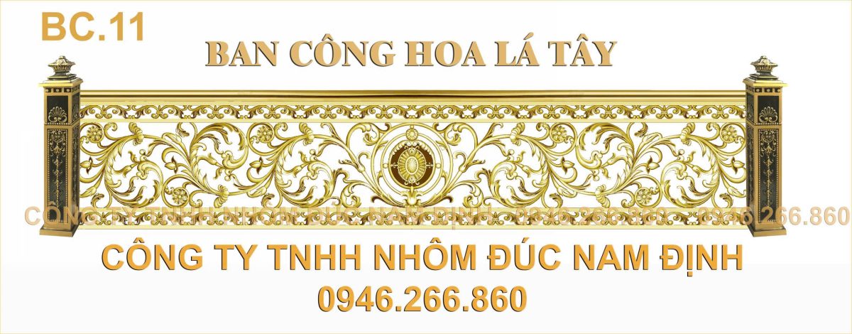 Ban công nhôm đúc tại Gia Lai