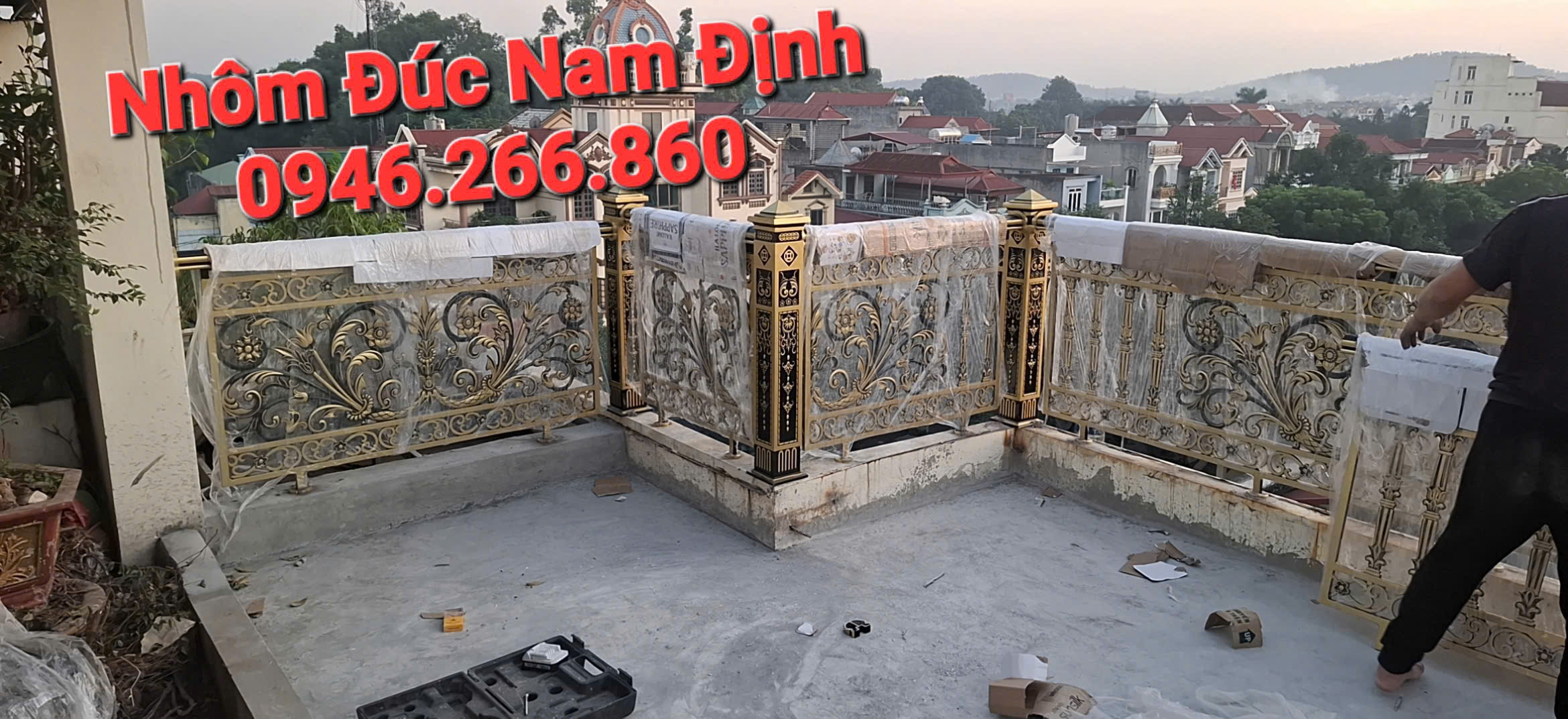 Ban công nhôm đúc tại Thái Nguyên