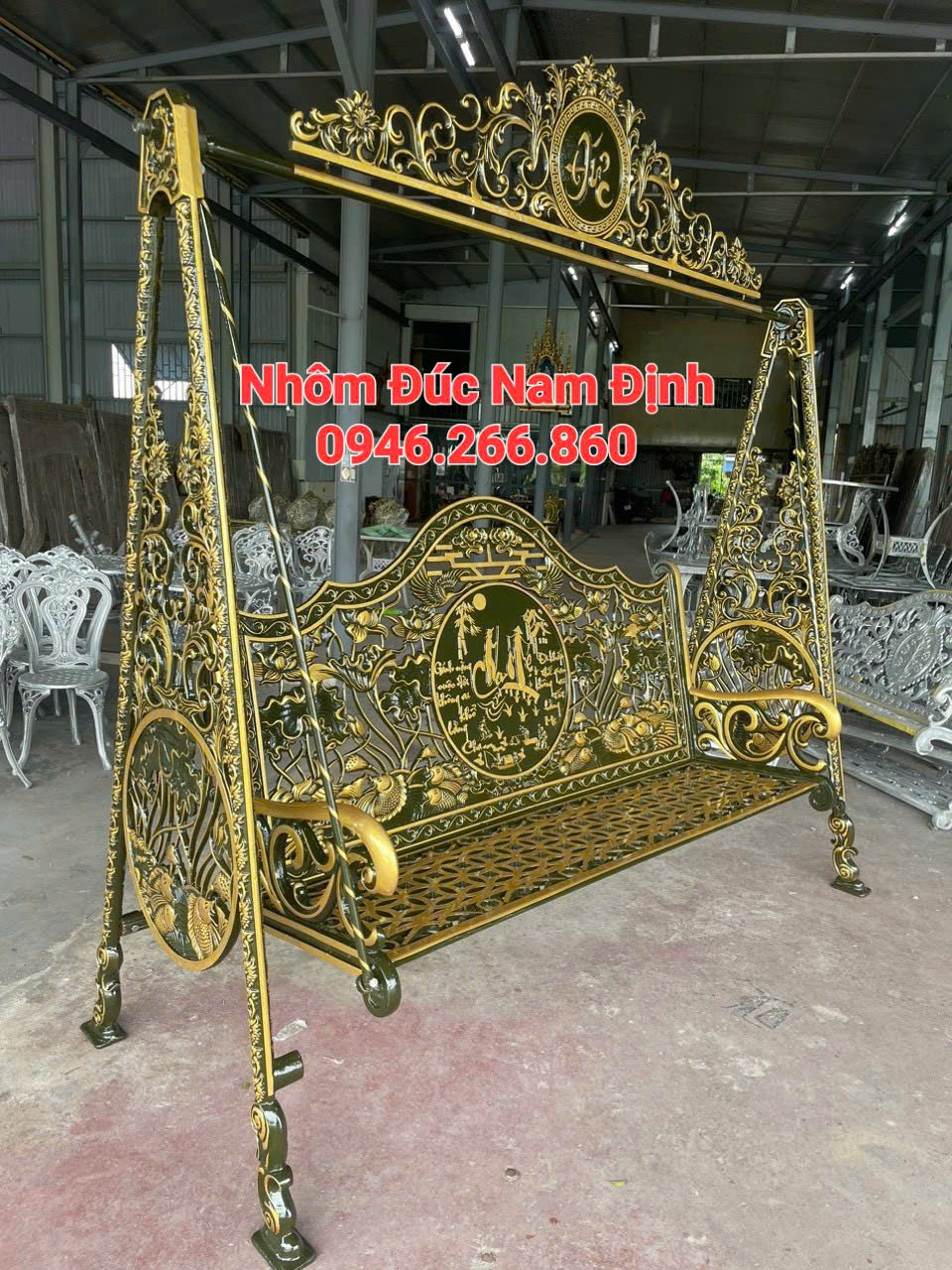 Giá xích đu nhôm đúc tại Khánh Hòa