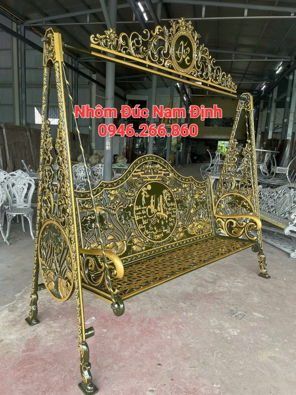 Giá xích đu nhôm đúc tại Vĩnh Long