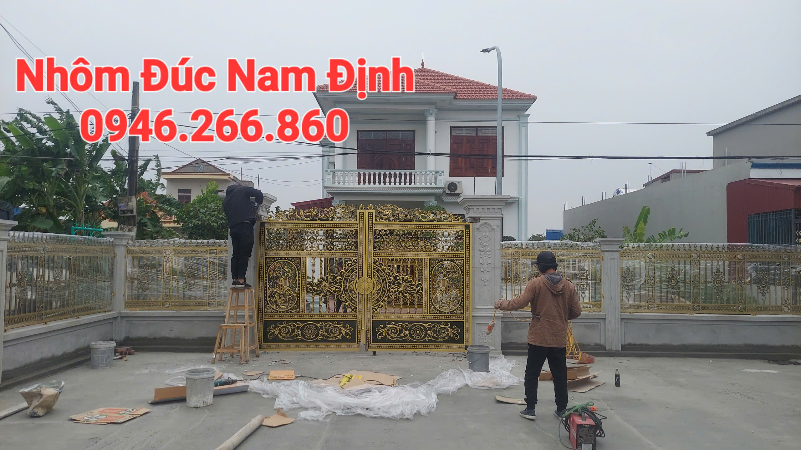 Mẫu cổng biệt thự tại Hà Nam đẹp nhất năm 2026